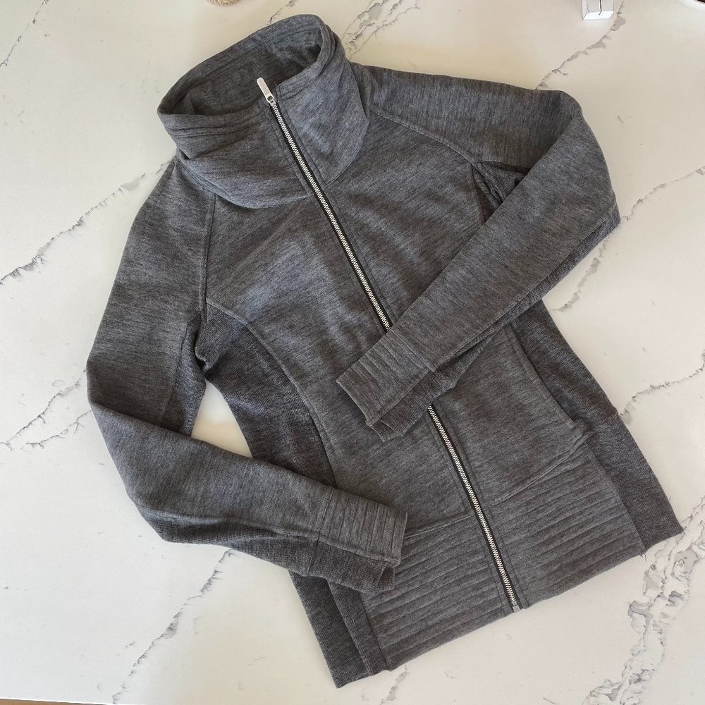 Lululemon Zip Up Thick Collar Sweater